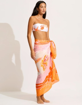 La Mer Sarong - White Swim Womens - bikinis clearance