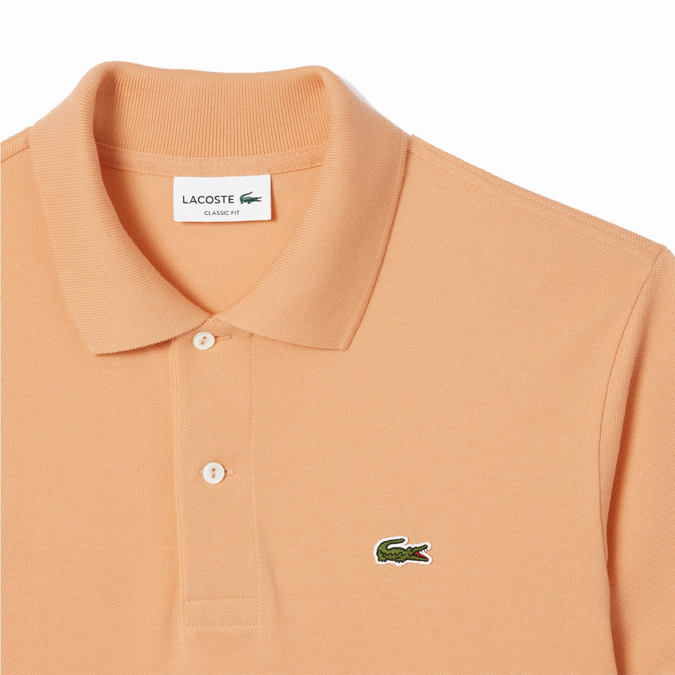 Lacoste Original L.12.12 Petit Piqu Cotton Polo Shirt Light Orange