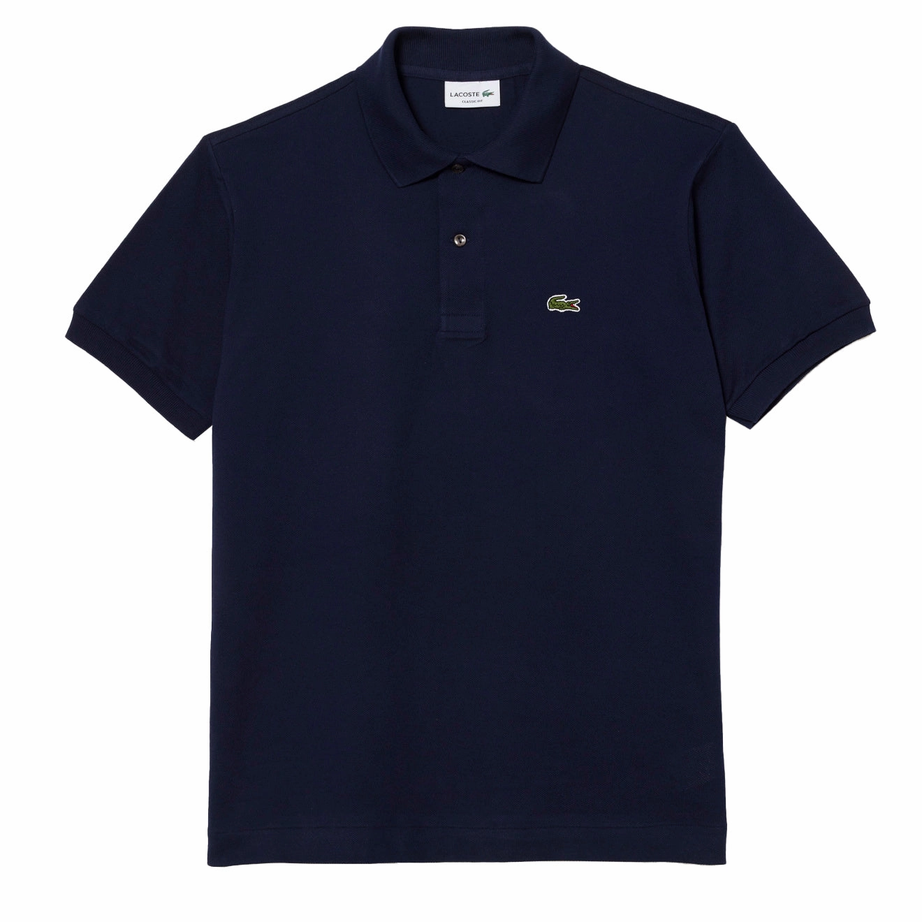 Lacoste Original L.12.12 Petit Pique Cotton Polo Shirt Midnight Blue mens t-shirts outlet