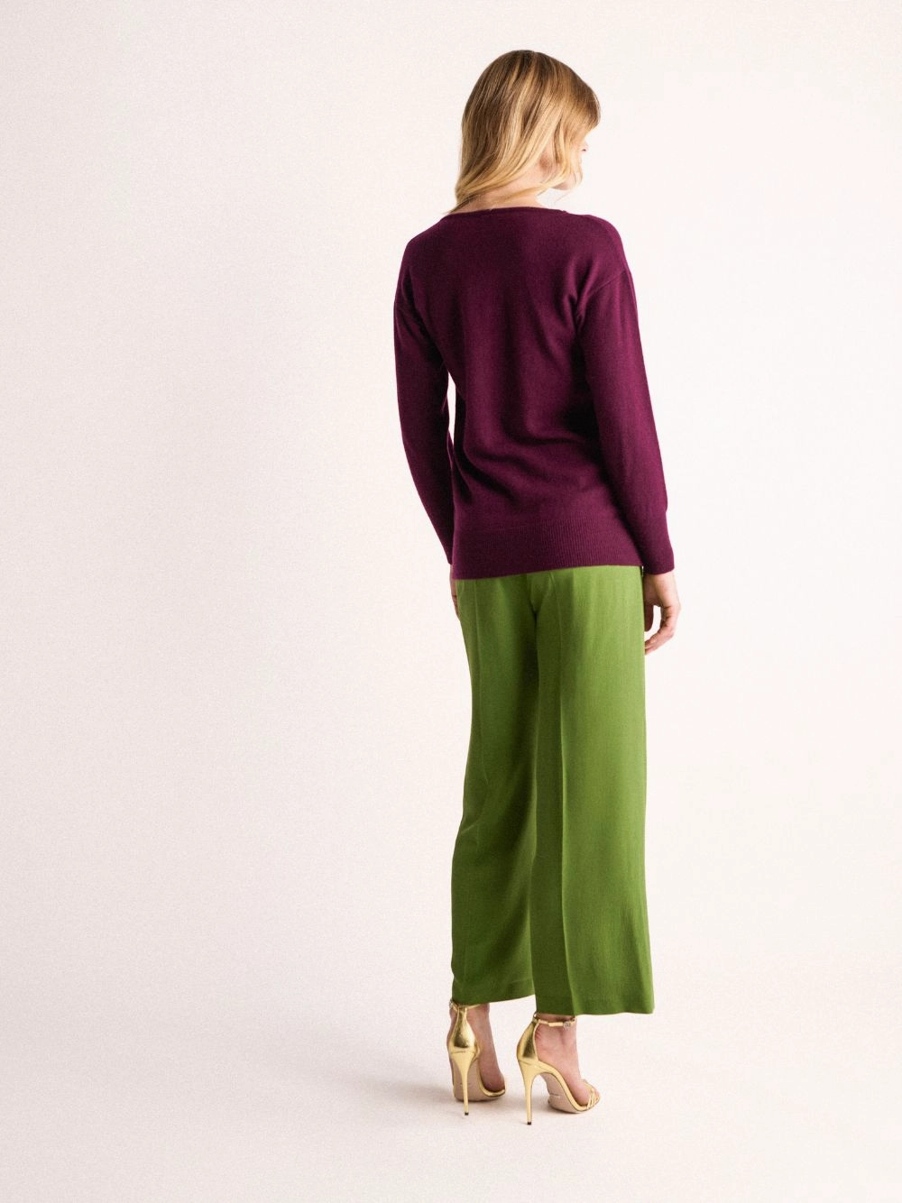 Lactarius Italian Plum Cashmere Jumper