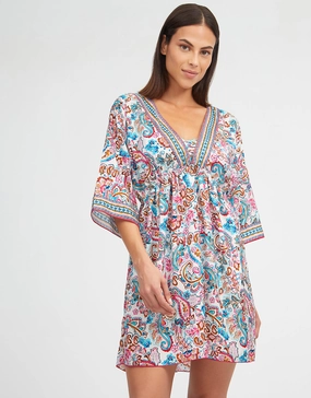 Laia Gathered Beach Dress Swim Womens - bikinis clearance