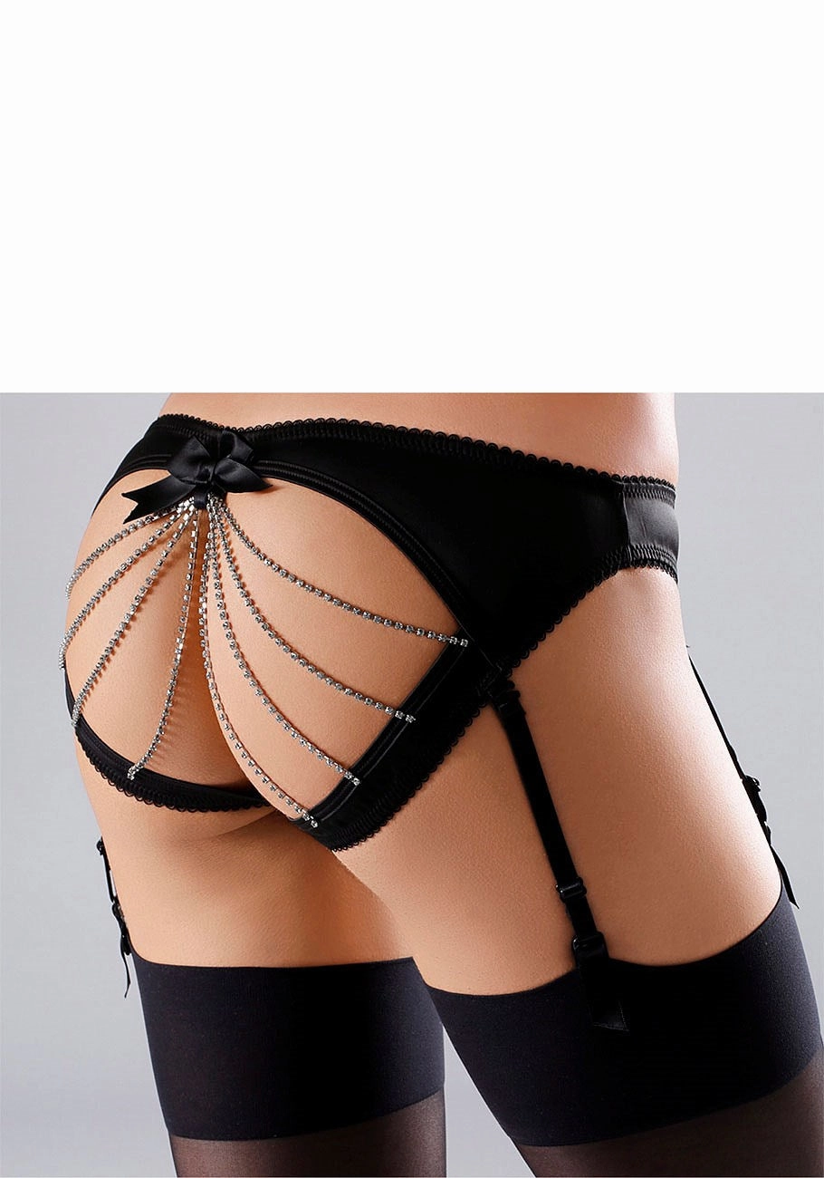 LASCANA Women's Chain Open Back Panty
