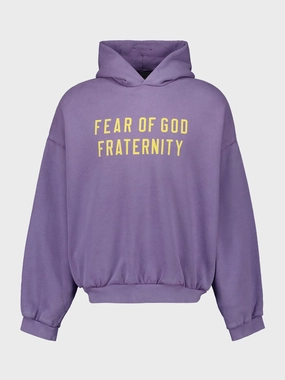 Lavender Heavy Fleece Hoodie Tops Mens - thermal tops