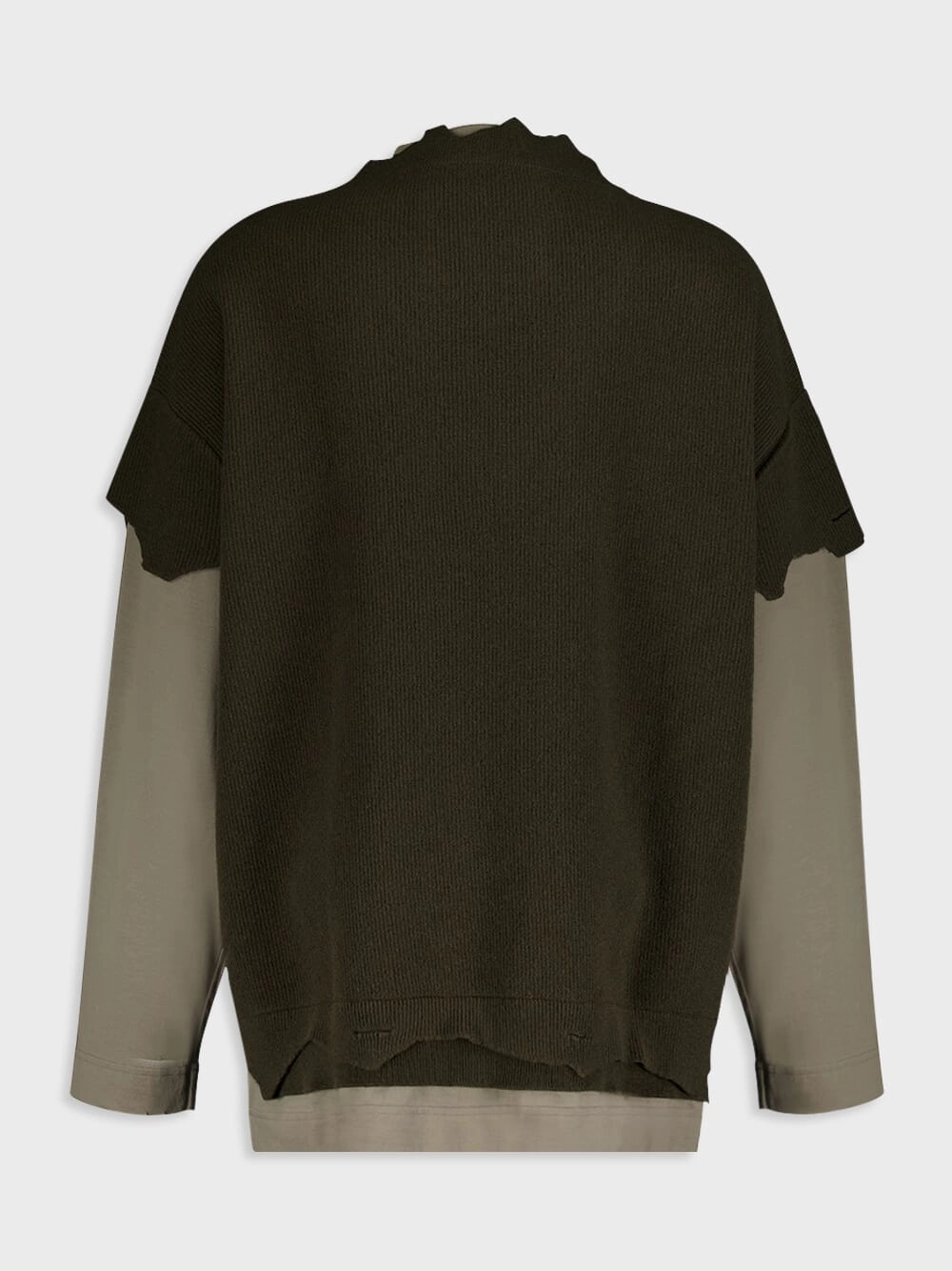 Layered Wool Sweater