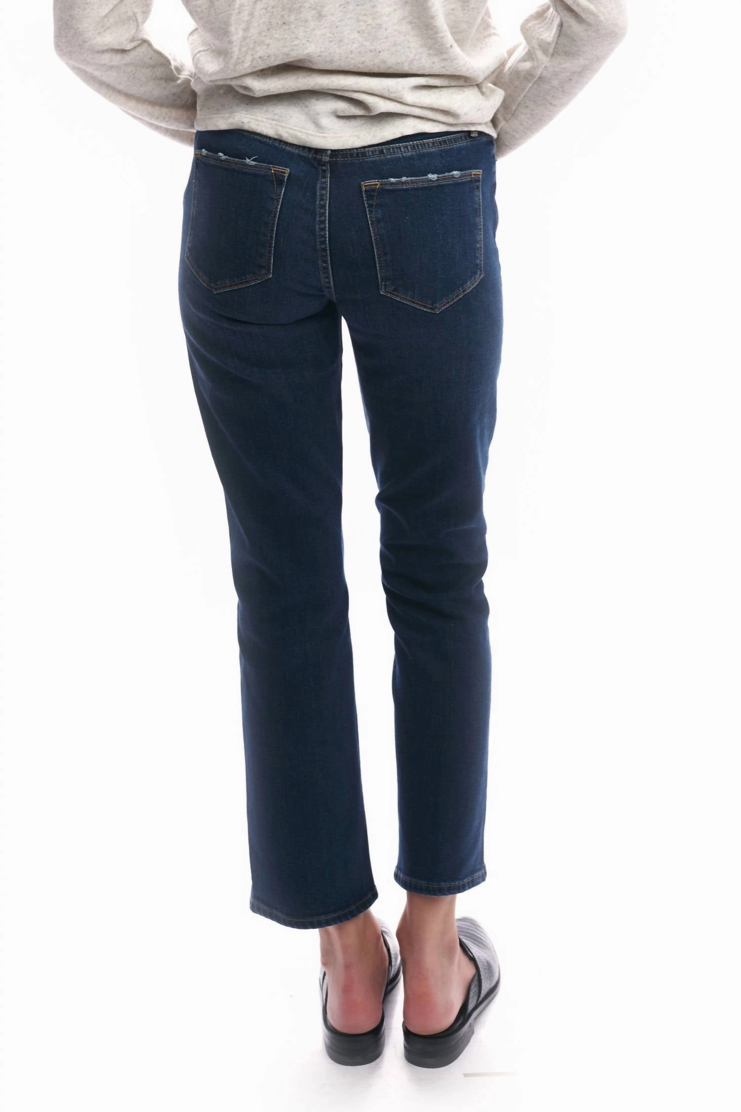 Le High Straight Jeans In Rosalie