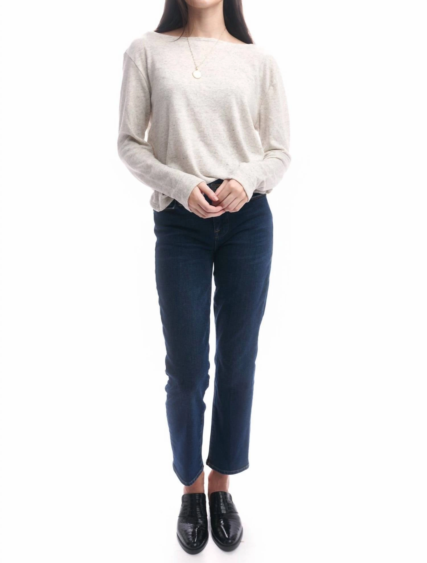 Le High Straight Jeans In Rosalie