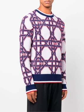 Le Monogramme D'Osier Jumper Knitwear Mens - men's sweaters sale