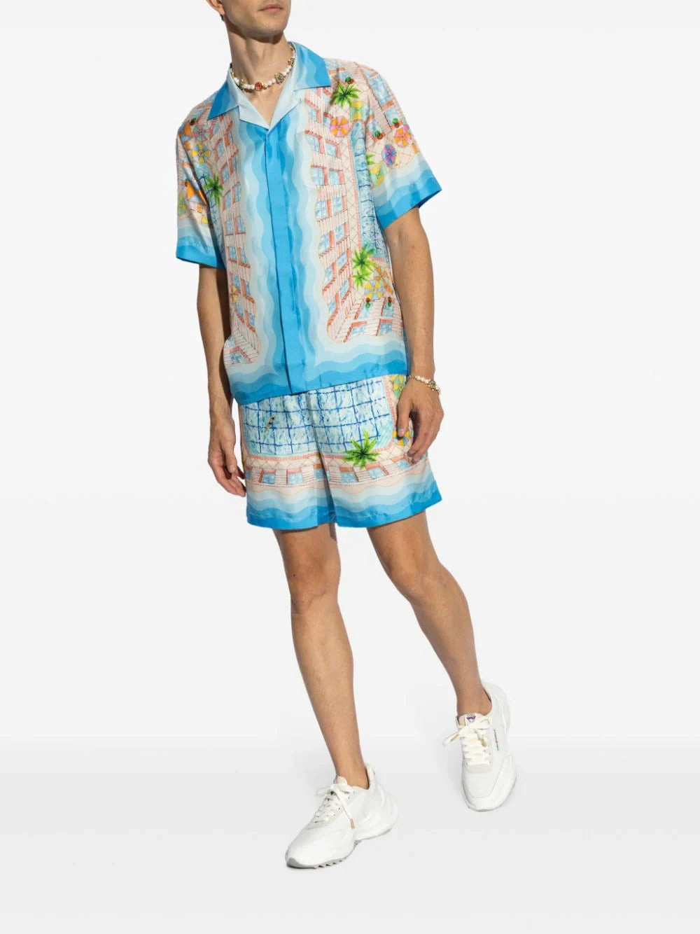 Le Plongeon Silk Shorts