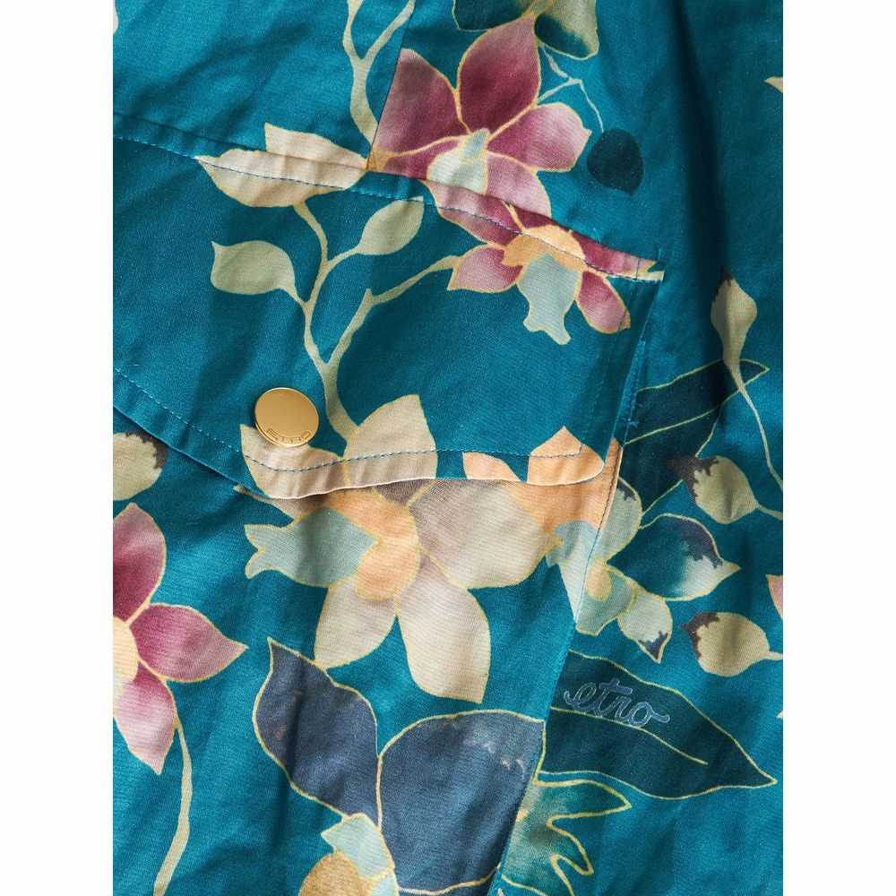 Leafy Floral Print Bermudas
