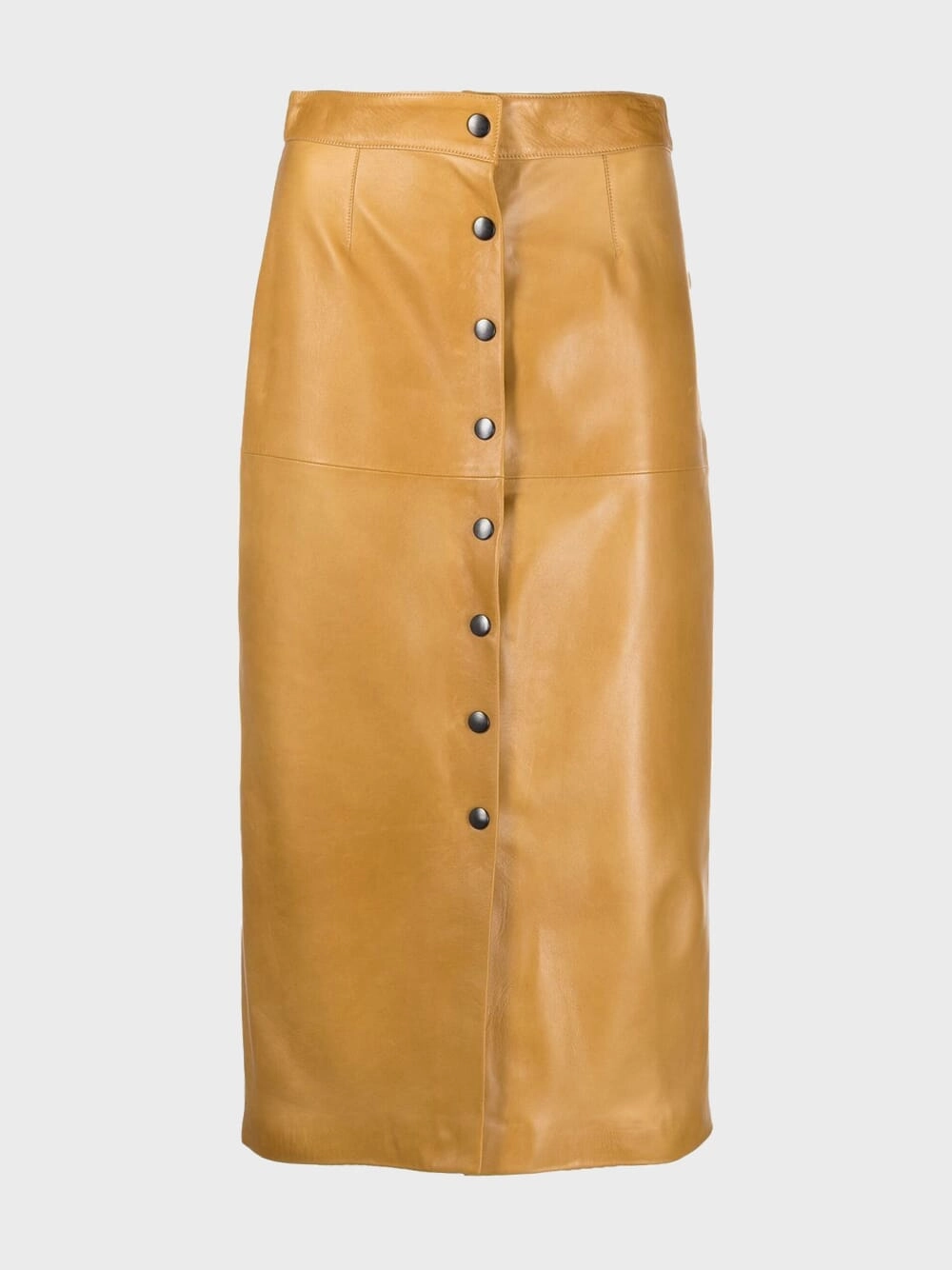 Leather Midi Skirt