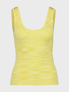 Lemon Illuminate Mouline Knit Tank Knitwear Womens - women's knitwear cheap