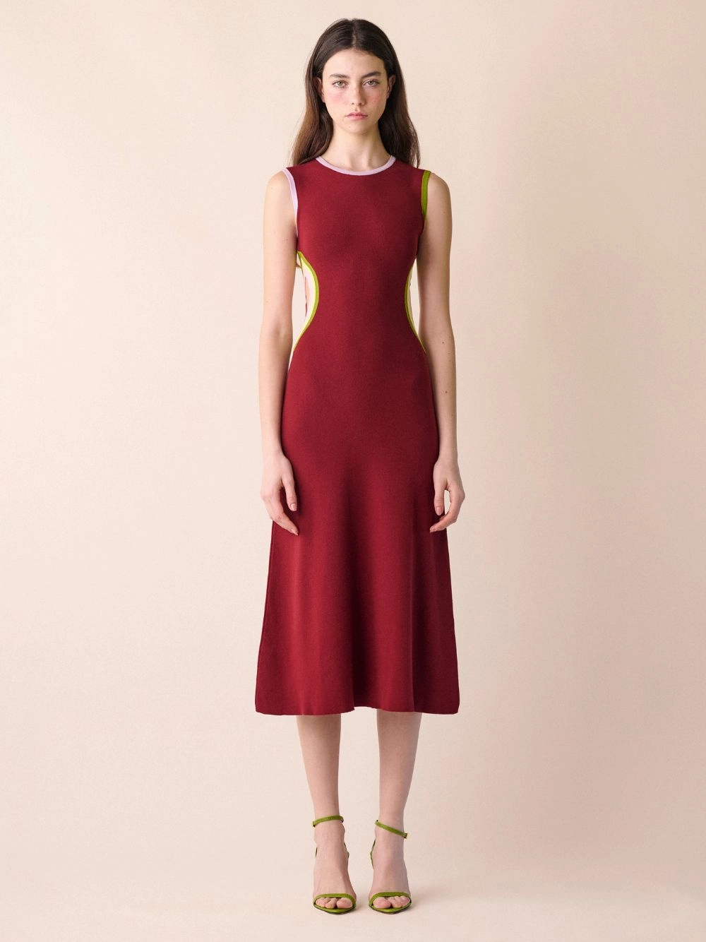 Lemurian Knitted Dress With Side Openings