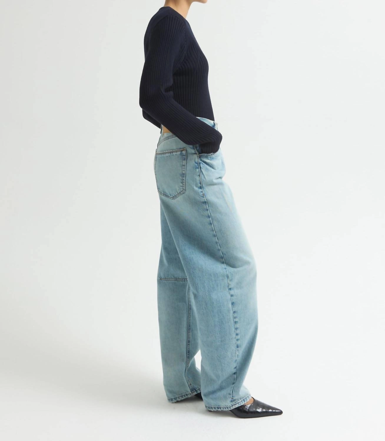 Lido Flatseam Jean In Canyon
