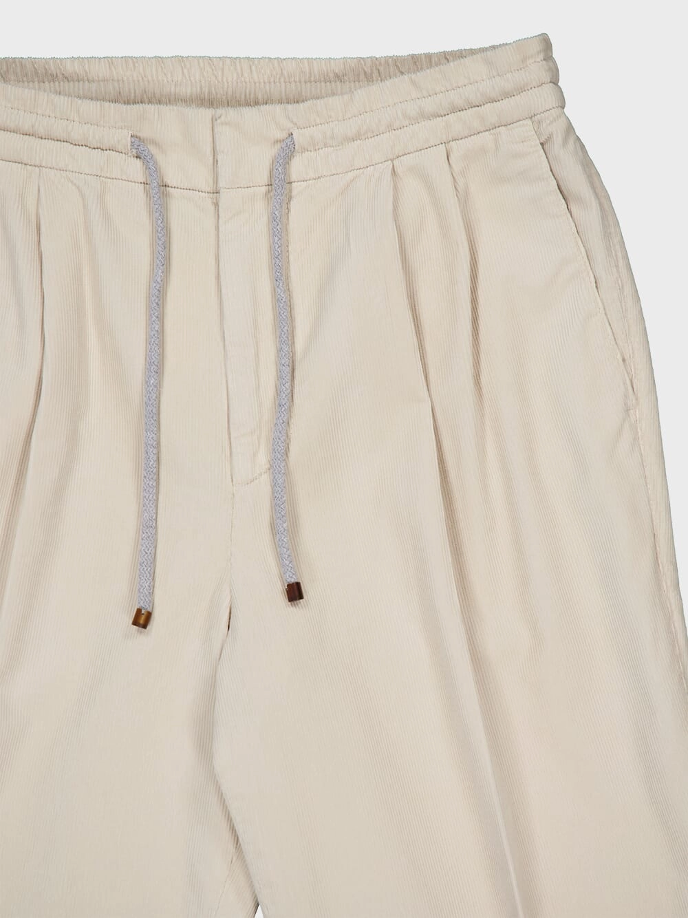 Light Beige Corduroy Trousers