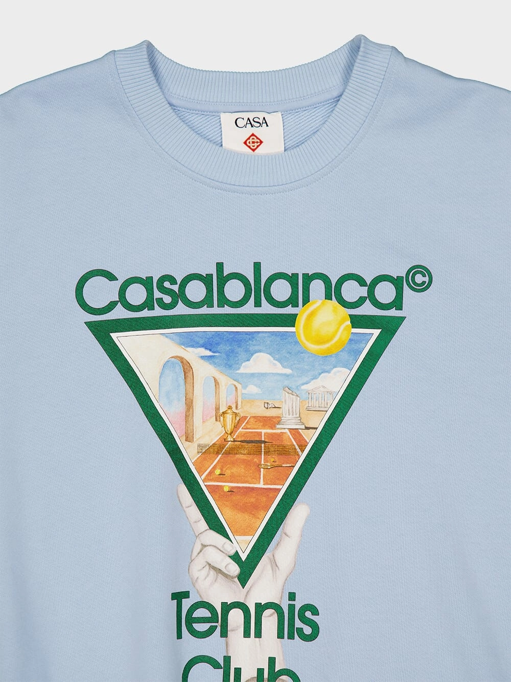 Light Blue Metaphysical Tennis Icon Sweatshirt