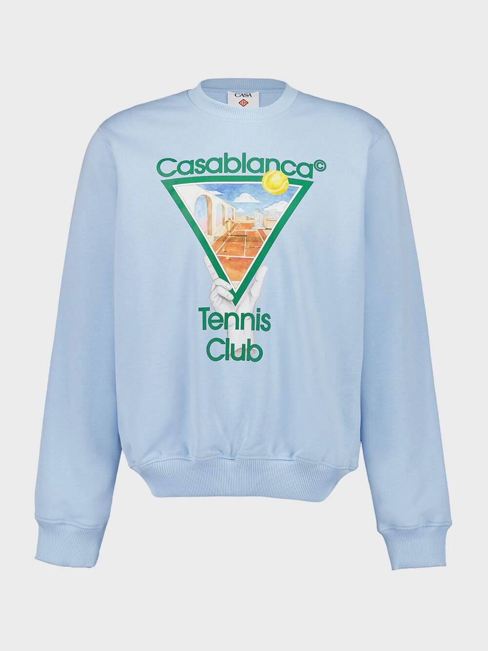 Light Blue Metaphysical Tennis Icon Sweatshirt Tops Mens - thermal tops