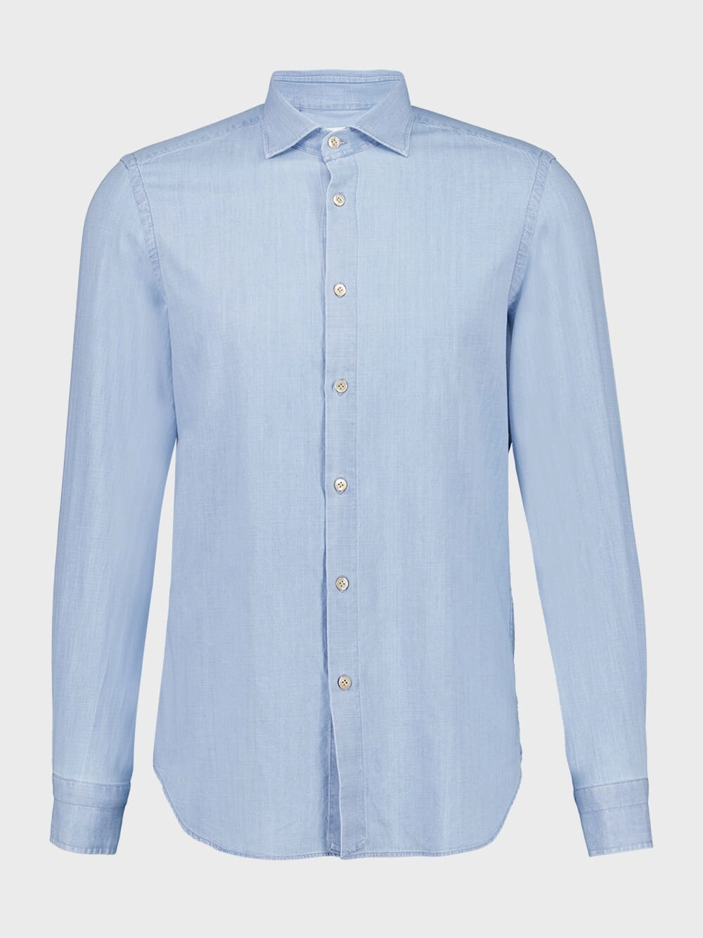 Light Blue Regular Fit Cotton Shirt Suits Mens - men's suits outlet