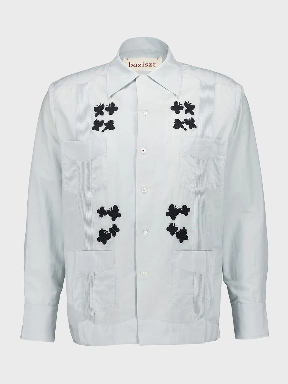 Light Blue Secret Embroidered Shirt