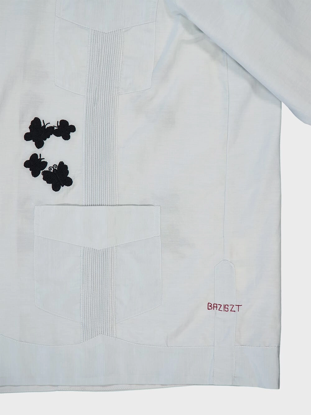 Light Blue Secret Embroidered Shirt