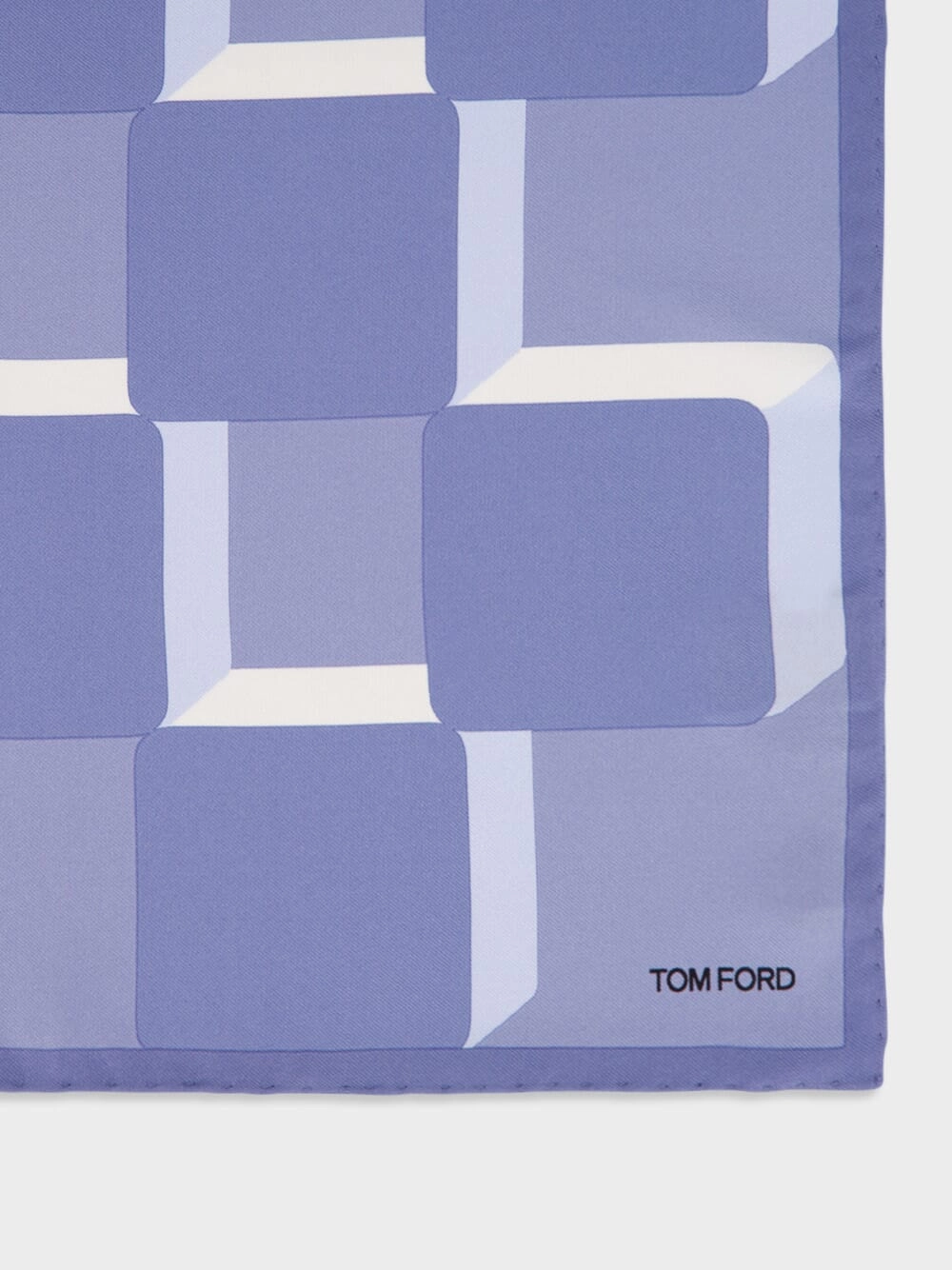 Light Blue Silk Pocket Square