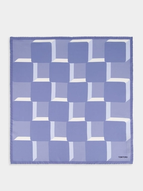 Light Blue Silk Pocket Square Suits Mens - men's suits outlet