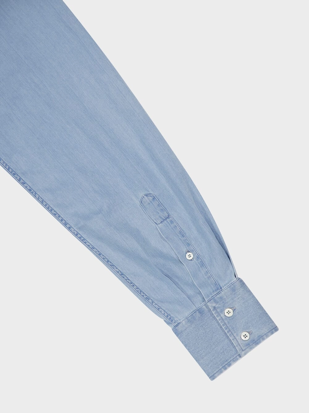 Light Blue Slim Fit Denim Shirt