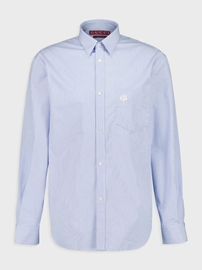 Light Blue Striped Men's Shirt Suits Mens - men's suits outlet