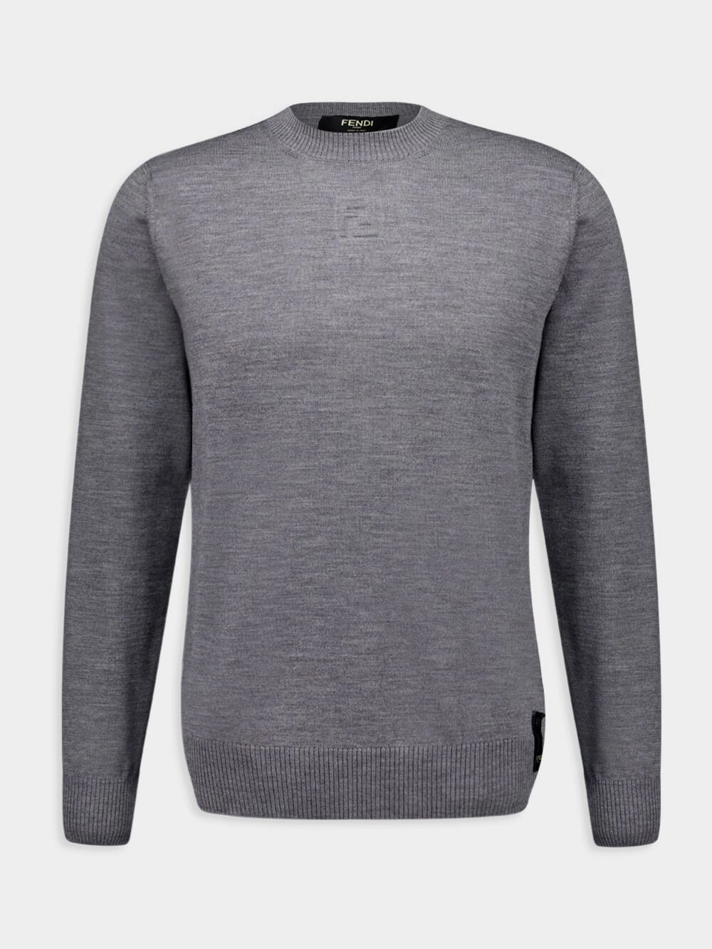 Light Grey Wool Jumper Knitwear Mens - men's sweaters sale