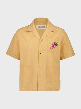 Light Orange Anab Shirt Tops Mens - graphic tees sale