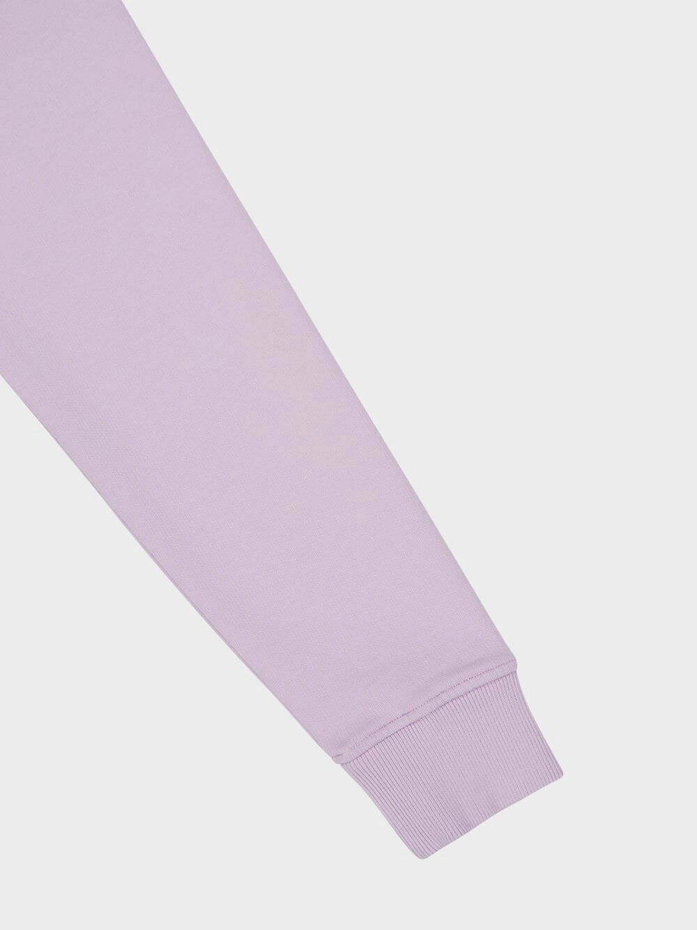 Lilac Cotton Embroidery Sweatshirt