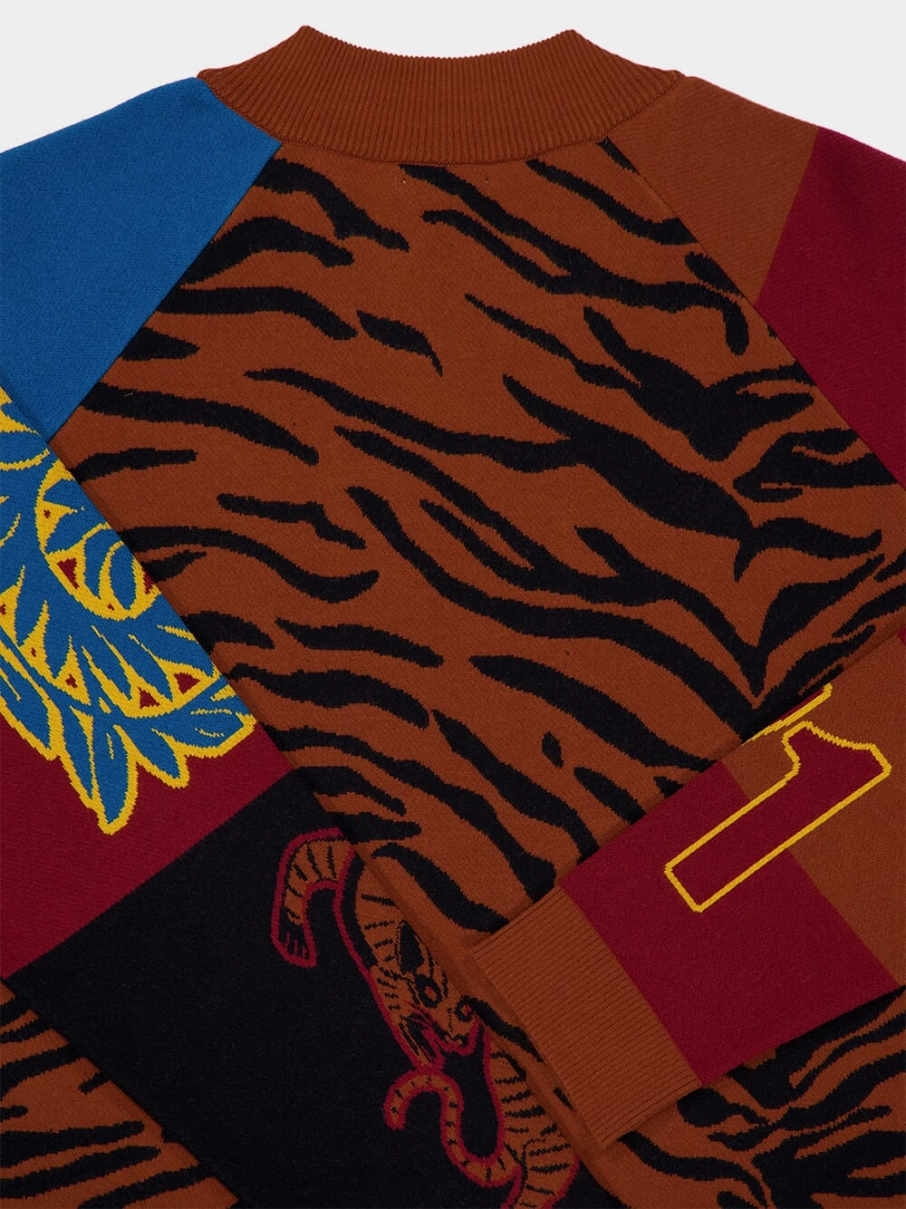 Lily Caramel Caf Jacquard Oversized Jacket