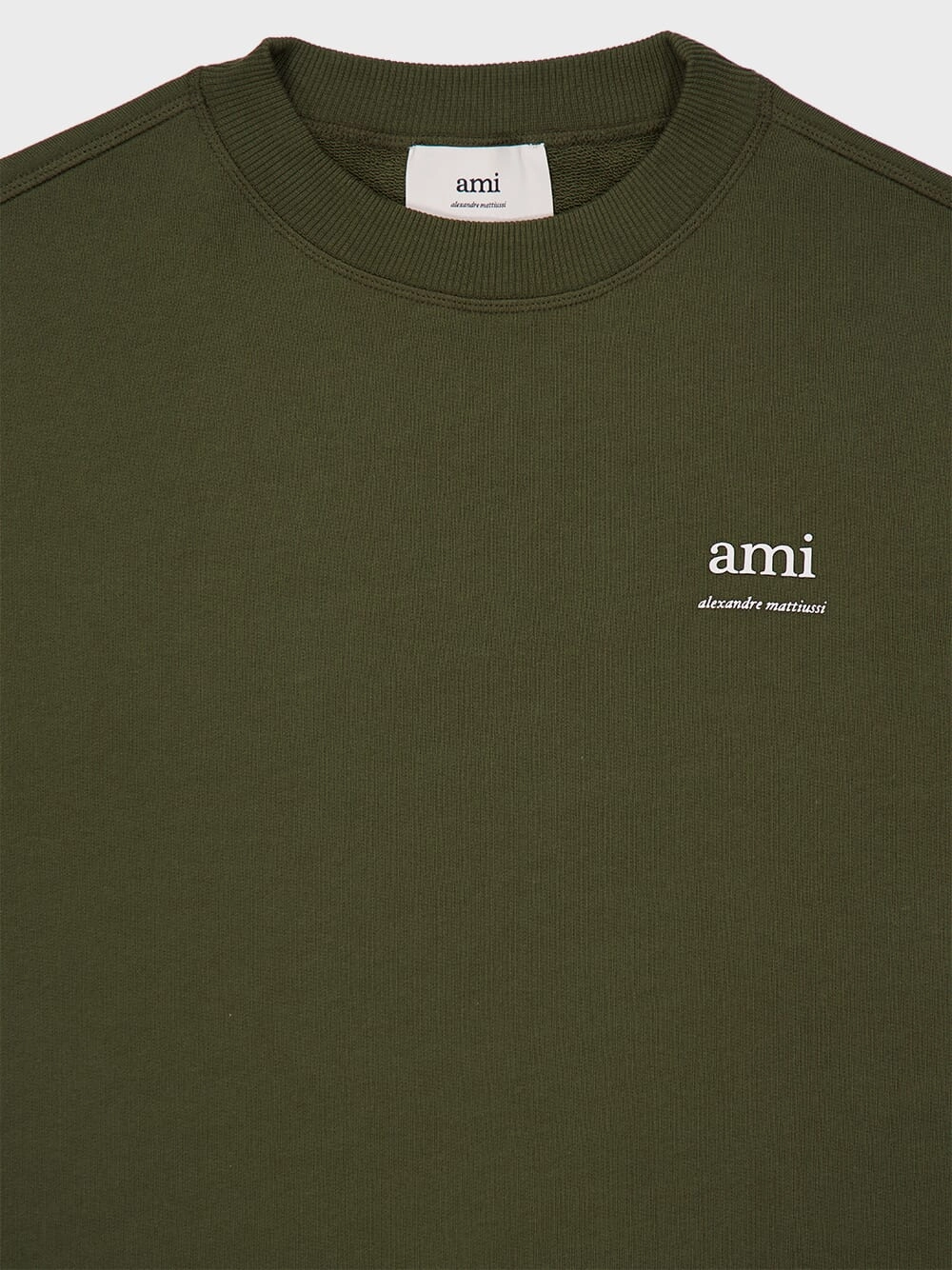 Loden Green Cotton Sweatshirt