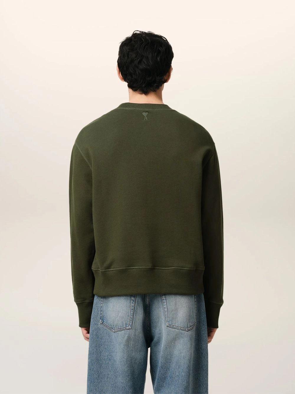 Loden Green Cotton Sweatshirt
