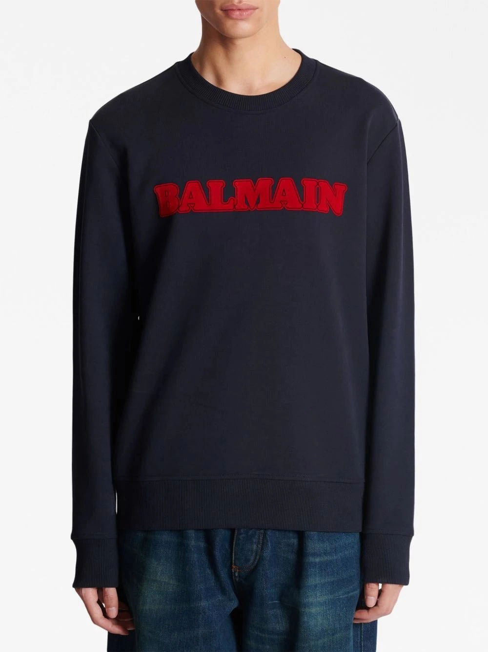 Logo-Appliqu Cotton Sweatshirt