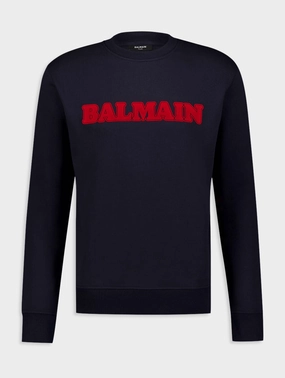 Logo-Appliqu Cotton Sweatshirt Tops Mens - thermal tops