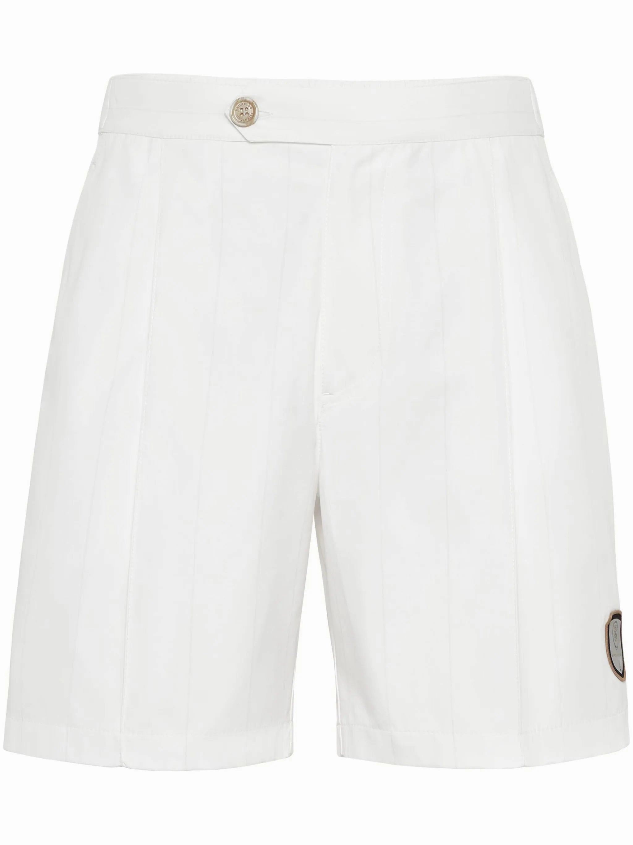 Logo-Appliqu Tailored Shorts cheap mens pants online