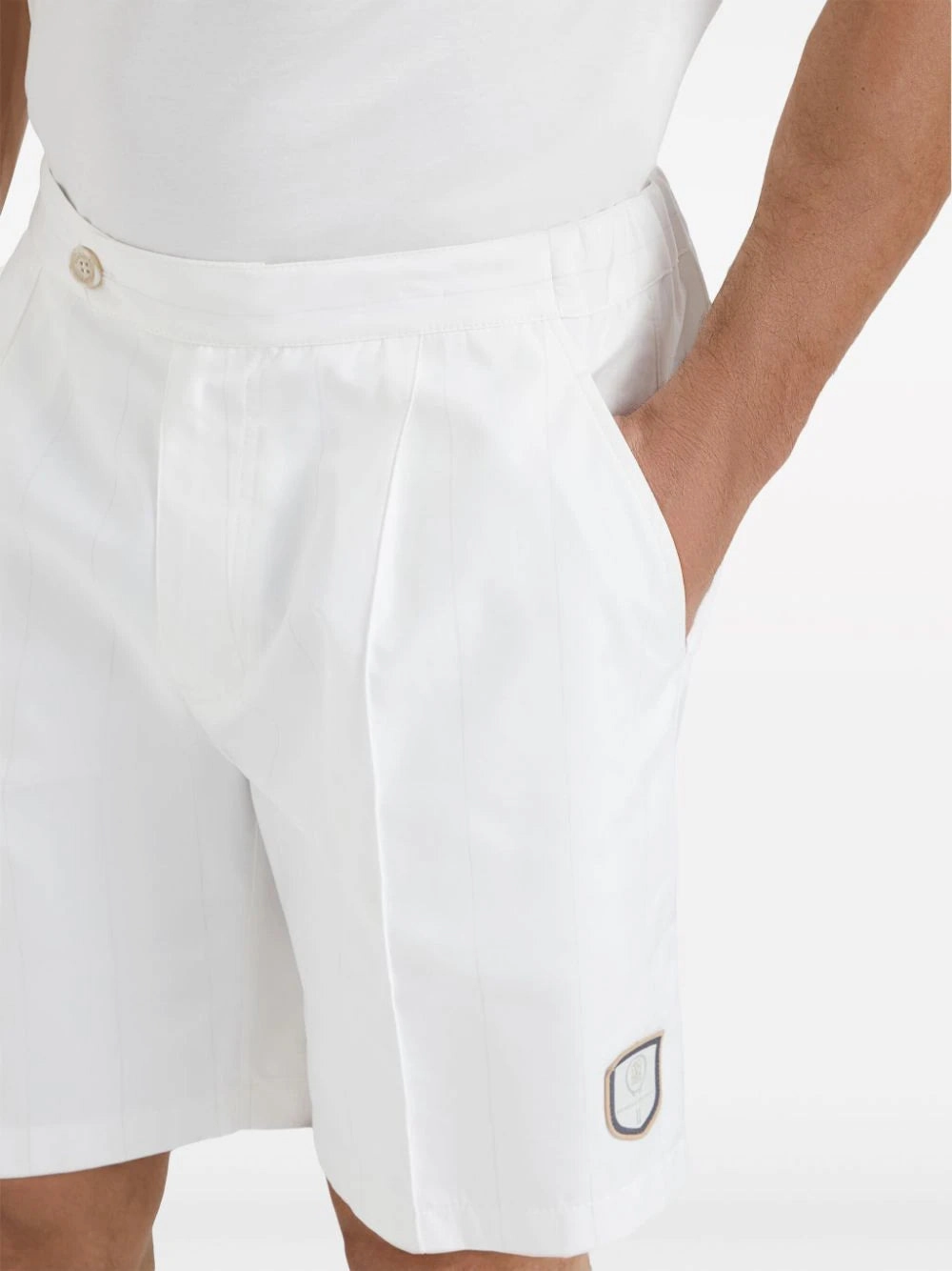 Logo-Appliqu Tailored Shorts