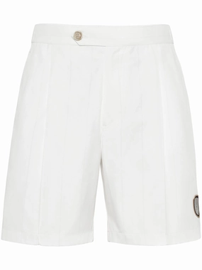Logo-Appliqu Tailored Shorts cheap mens pants online