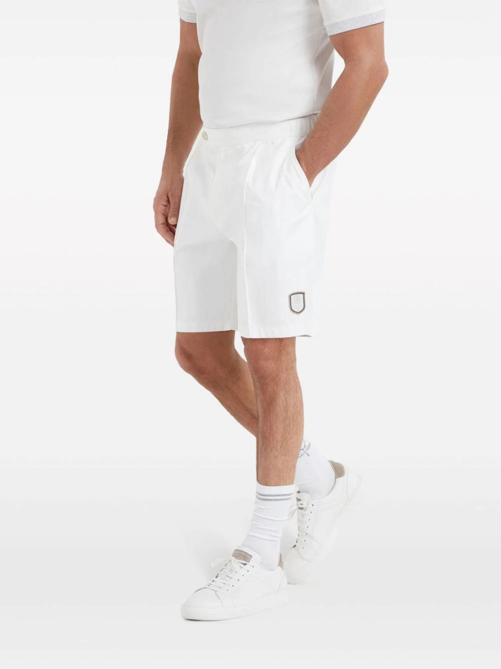 Logo-Appliqu Tailored Shorts