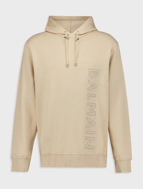 Logo-Embossed Cotton Hoodie Tops Mens - thermal tops