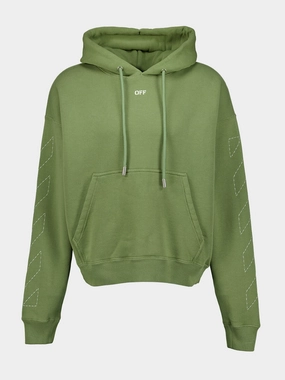 Logo-Embroidered Cotton-Blend Hoodie Tops Mens - thermal tops