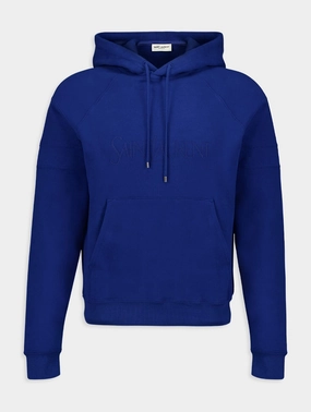 Logo-Embroidered Cotton Hoodie Tops Mens - thermal tops