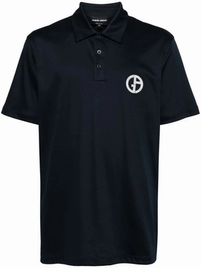 Logo-Embroidered Cotton Polo Shirt discount mens shirts