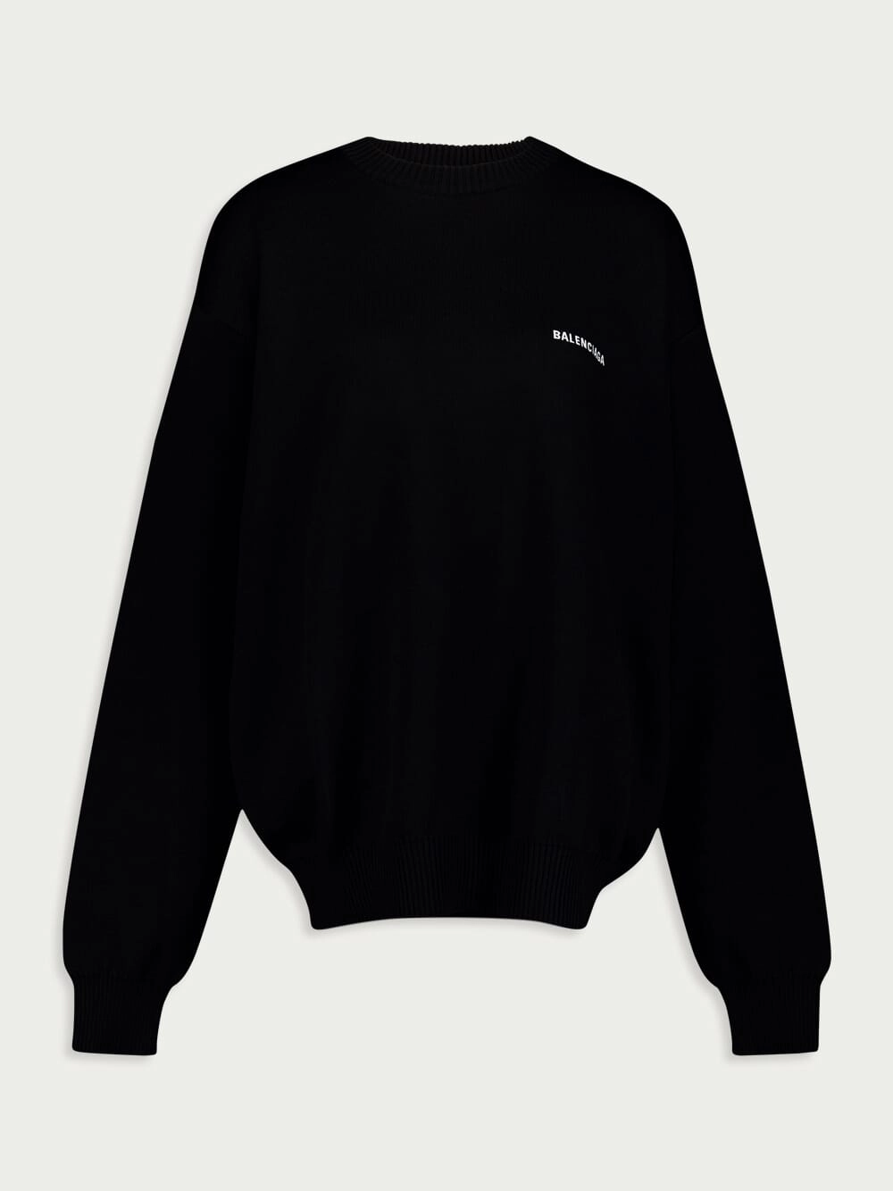 Logo-Embroidered Crewneck Sweater Tops Mens - thermal tops