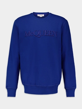 Logo Embroidered Crewneck Sweatshirt Tops Mens - thermal tops