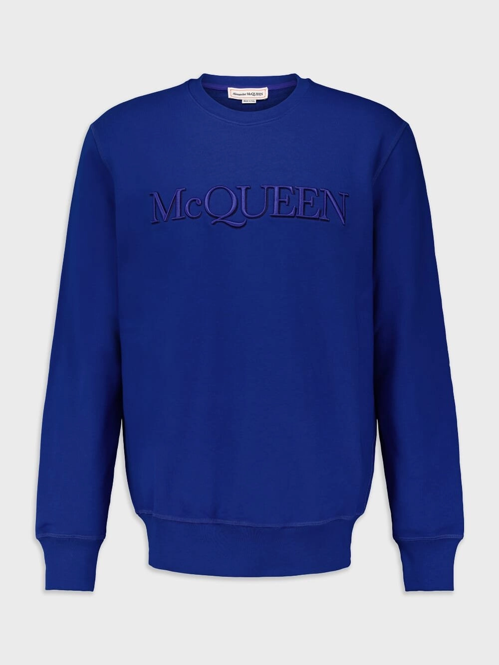 Logo Embroidered Crewneck Sweatshirt Tops Mens - thermal tops