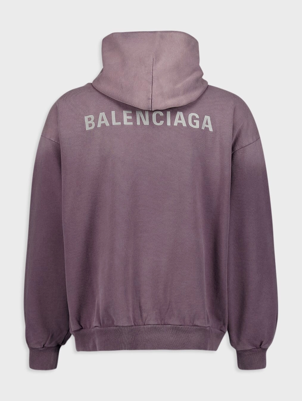 Logo-Embroidered Faded Effect Hoodie
