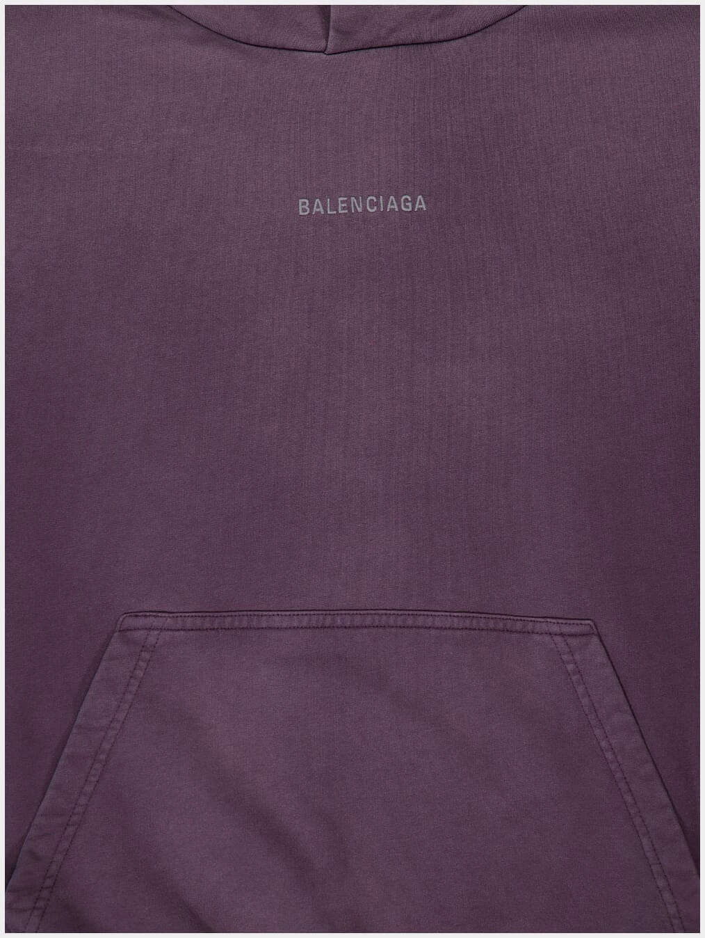 Logo-Embroidered Faded Effect Hoodie
