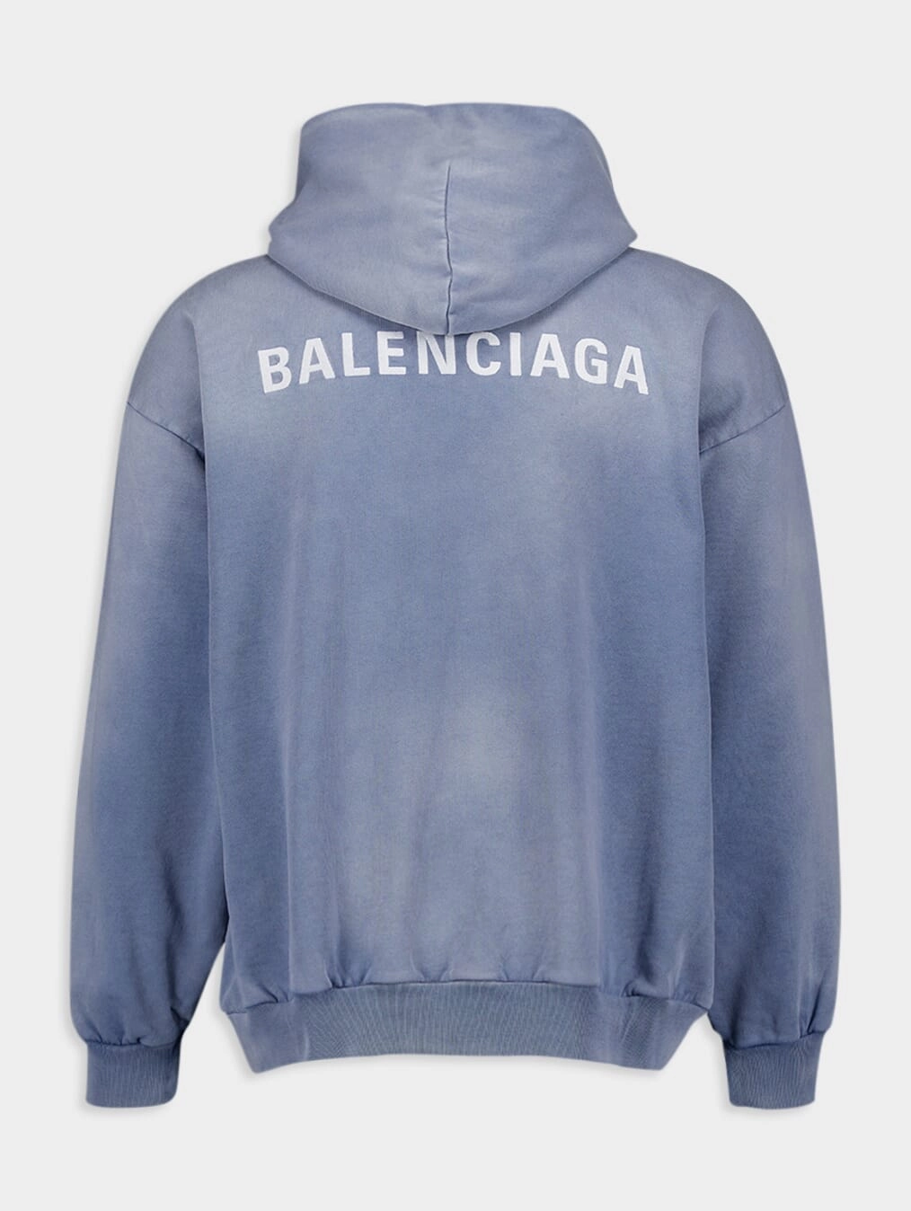 Logo-Embroidered Faded Effect Hoodie