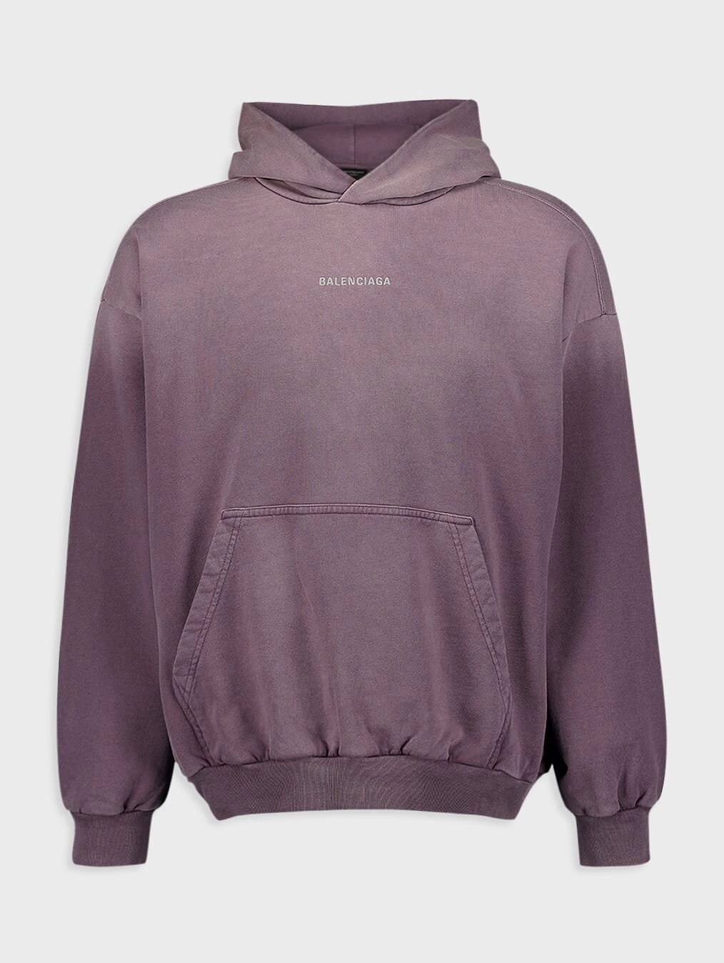 Logo-Embroidered Faded Effect Hoodie Tops Mens - thermal tops